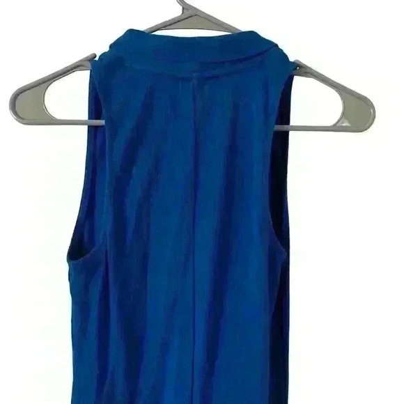 Zara Lapel Collar Rib Dress M - Picture 7 of 10